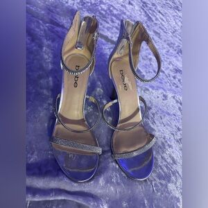 Bebe rhinestone heels